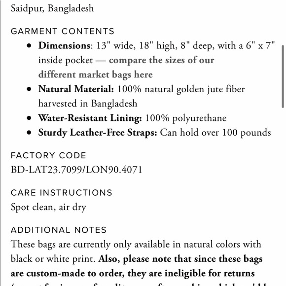 Apolis Global Citizen Custom market bag - Picture 10 of 12